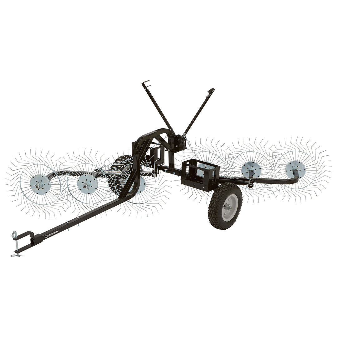 Yard Tuff ACR-600T 55" Steel Tow Behind Acreage Rake w/ Pin Hitch (Open Box)