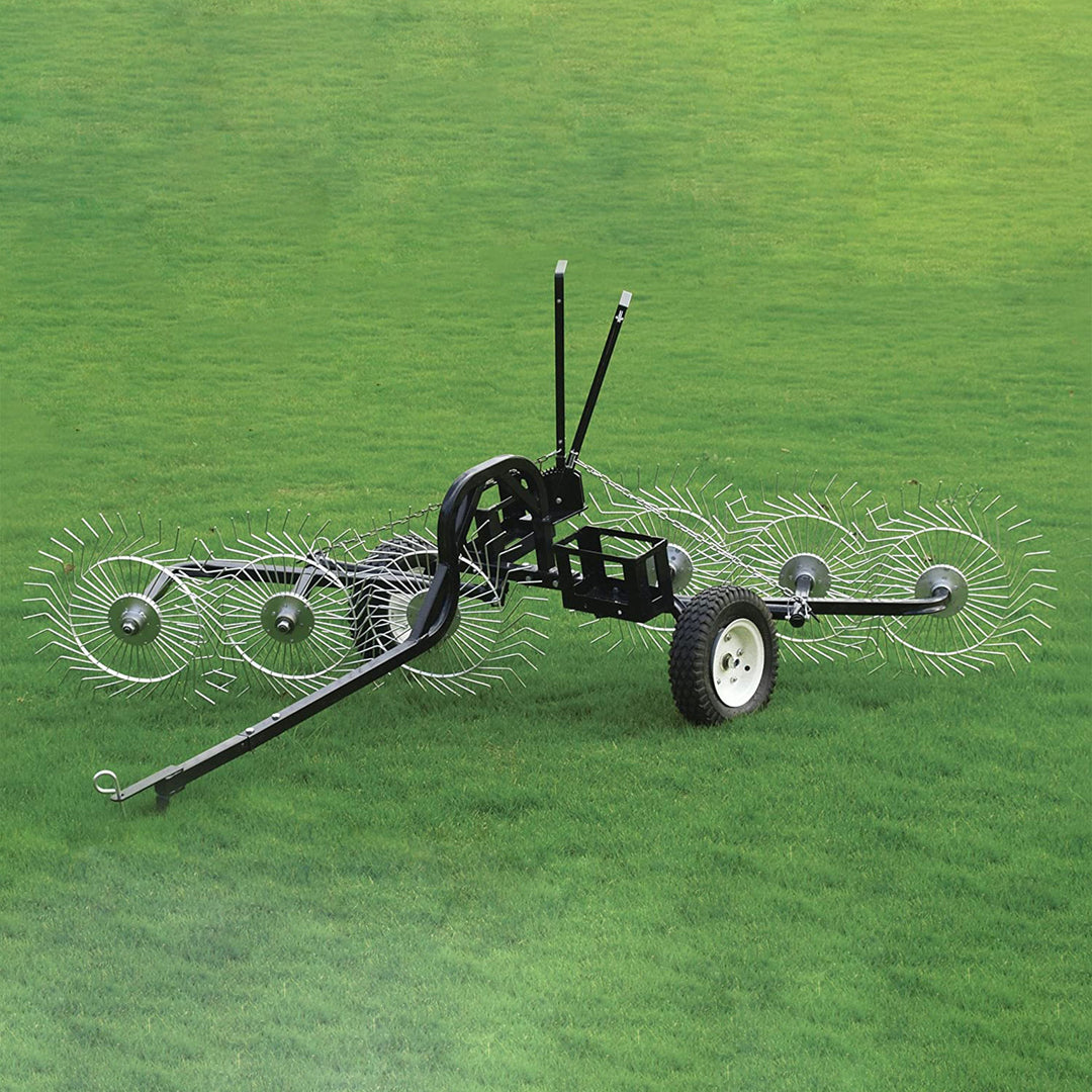 Yard Tuff ACR-600T 55 Inch Steel Acreage Rake with Pin Style Hitch (For Parts)