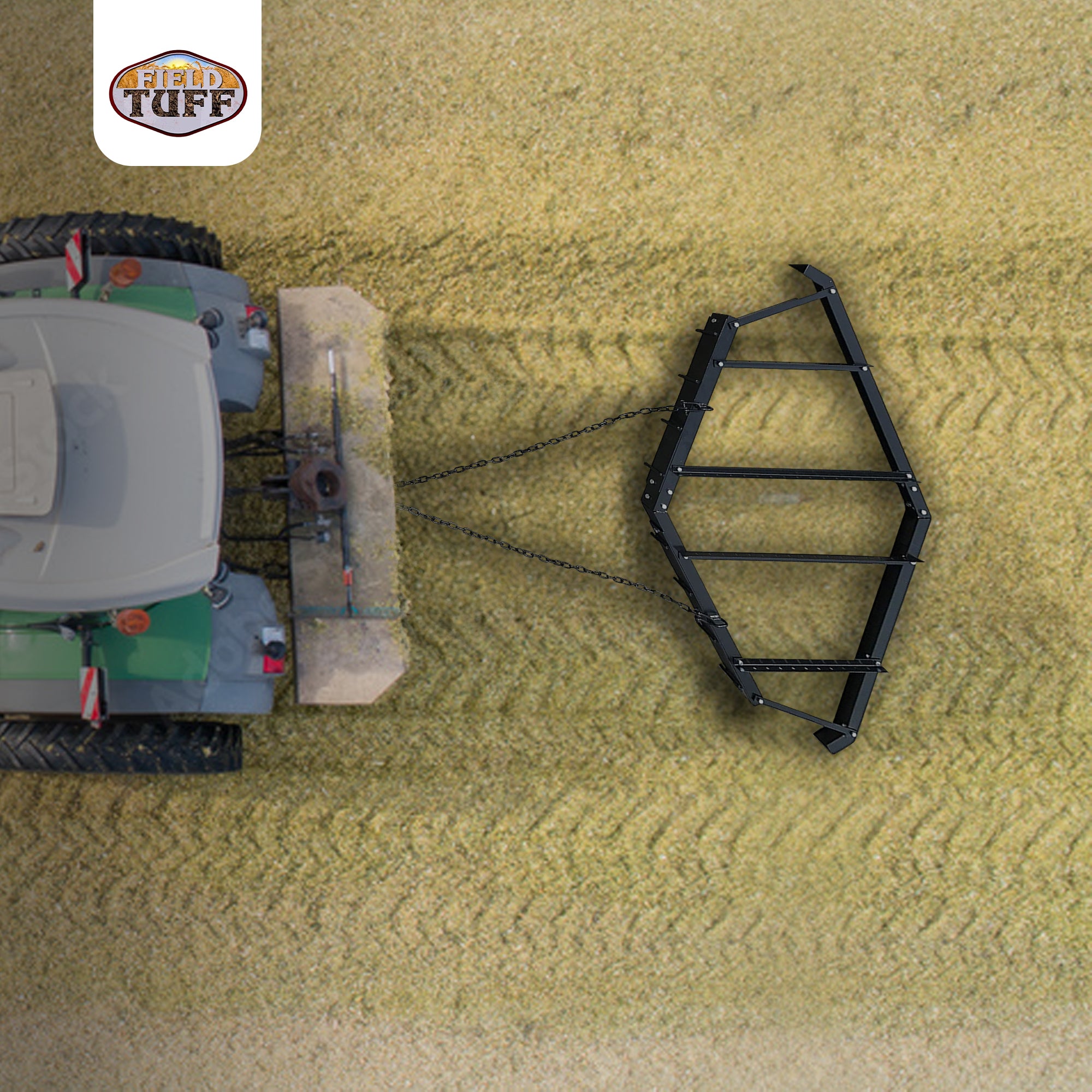 Field Tuff 78 Inch ATV, UTV, and Lawn Tractor Draggin' Driveway Drag (For Parts) - VMInnovations