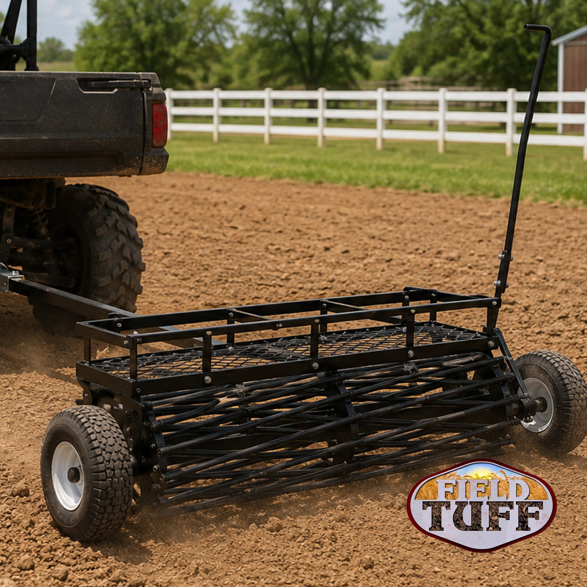Field Tuff Tow-Behind Cultipacker, ATV, UTV, or Utility Tractor Steel Blade, 48"