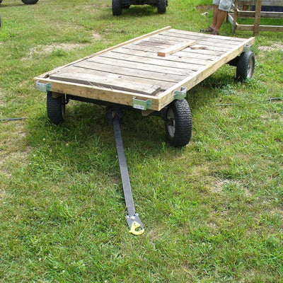 Field Tuff Tow-Behind Utility Trailer for ATV, UTV, or Tractor, 2200 lb Capacity