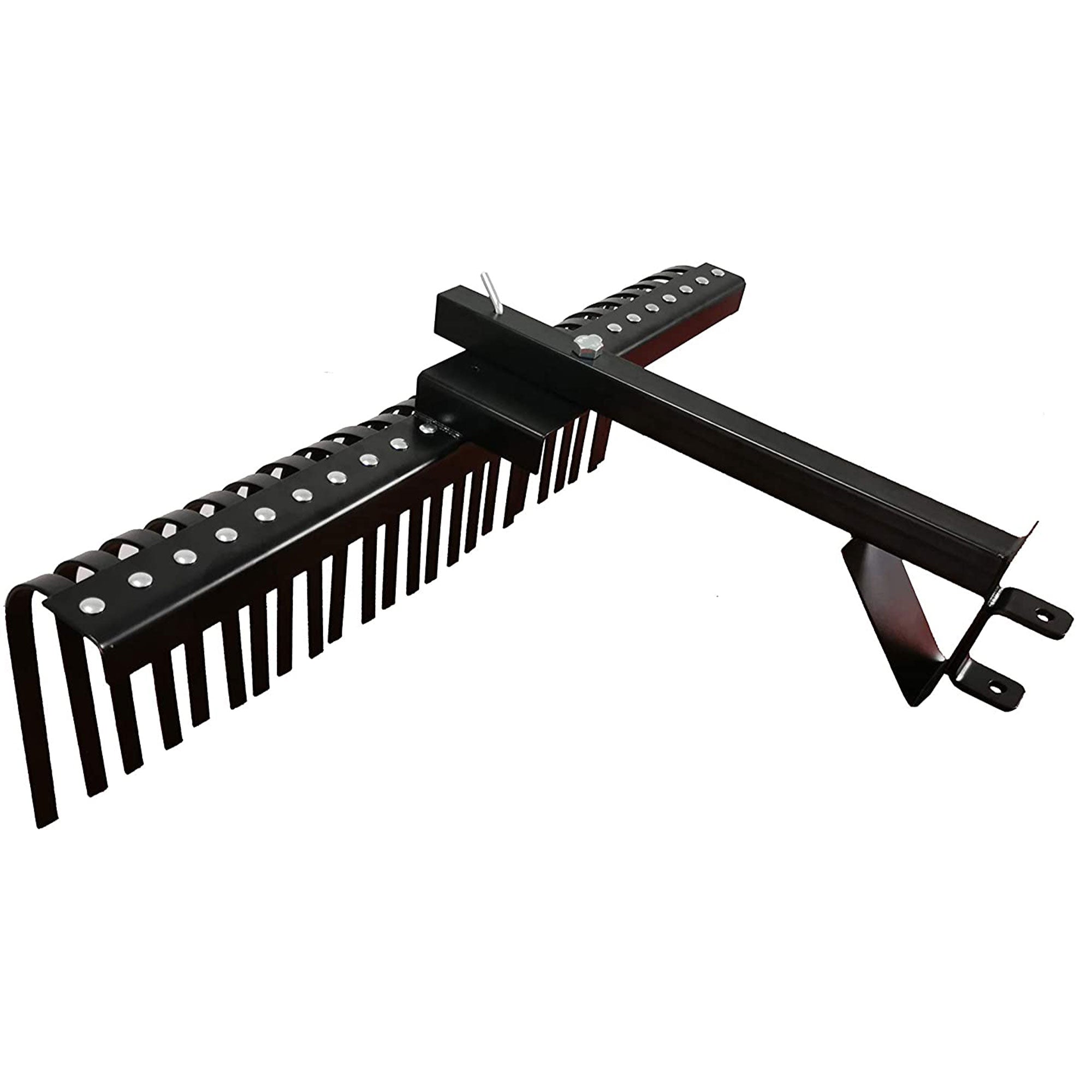 Field Tuff FTF-48SHLR 48 Inch Wide Sleeve Hitch Landscape Rake for Lawn Tractor - VMInnovations