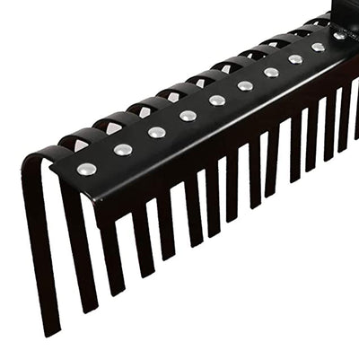Field Tuff 48 Inch Wide Sleeve Hitch Landscape Rake for Lawn Tractor (For Parts) - VMInnovations