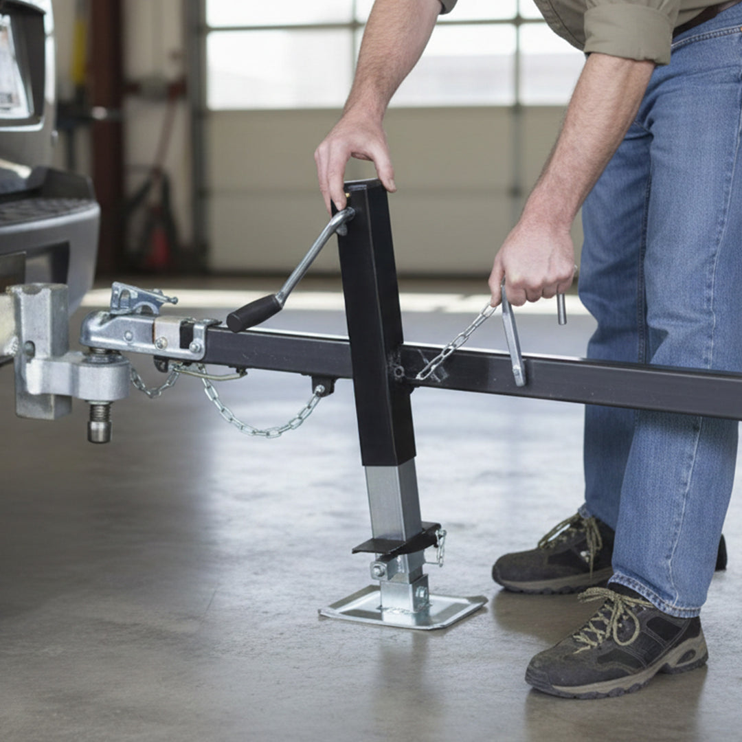 Gravel Tuff GTF-20TMSWP Heavy Duty Tube Mount Speed Jack, 2,000 Pound Capacity - VMInnovations