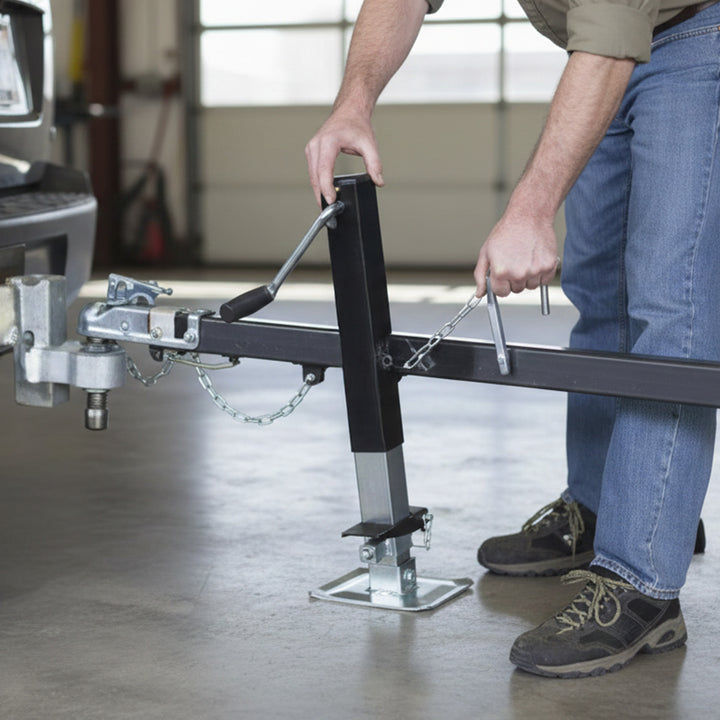 Gravel Tuff GTF-20TMSWP Heavy Duty Tube Mount Speed Jack, 2,000 Pound Capacity - VMInnovations