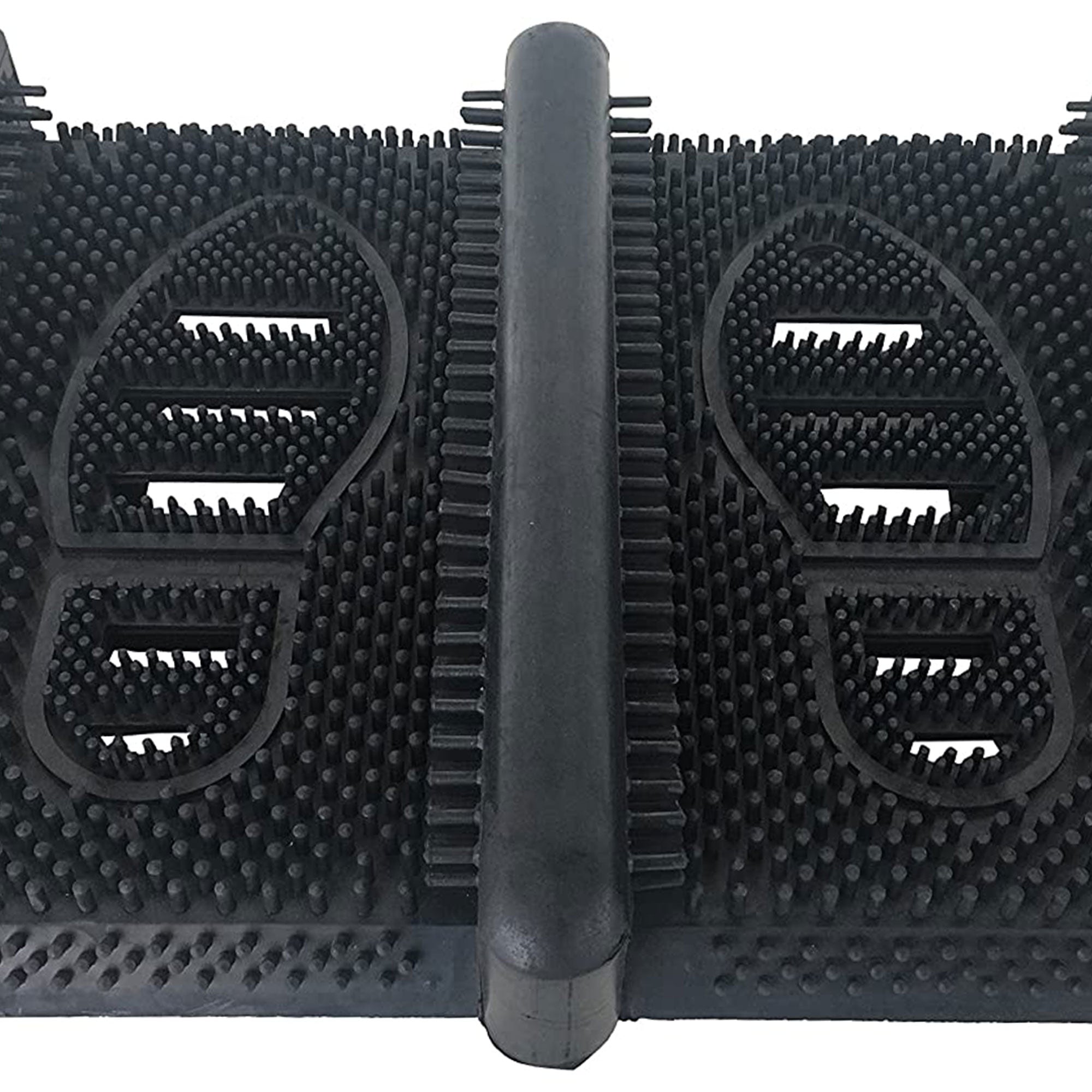 Shop Tuff 15 x 12 Inch Rubber Boot Scraper for Cleaning Off Dirt and Mud, Black - VMInnovations