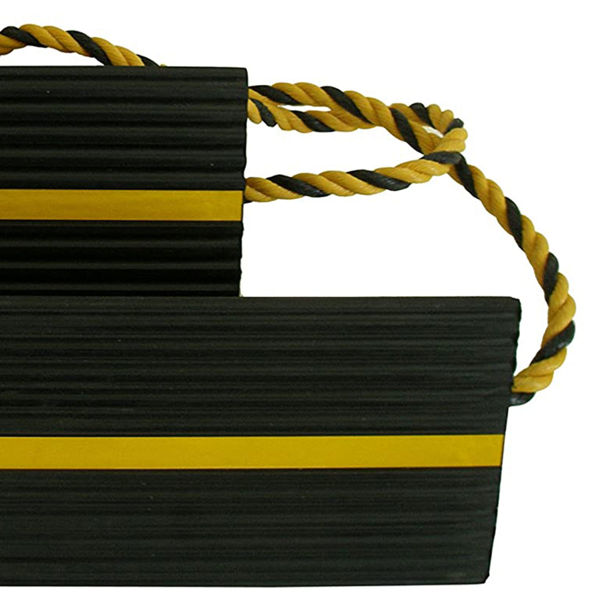 Shop Tuff 18 Inch Aircraft Rubber Wheel Chock Pair for Trailer or Vehicle, Black