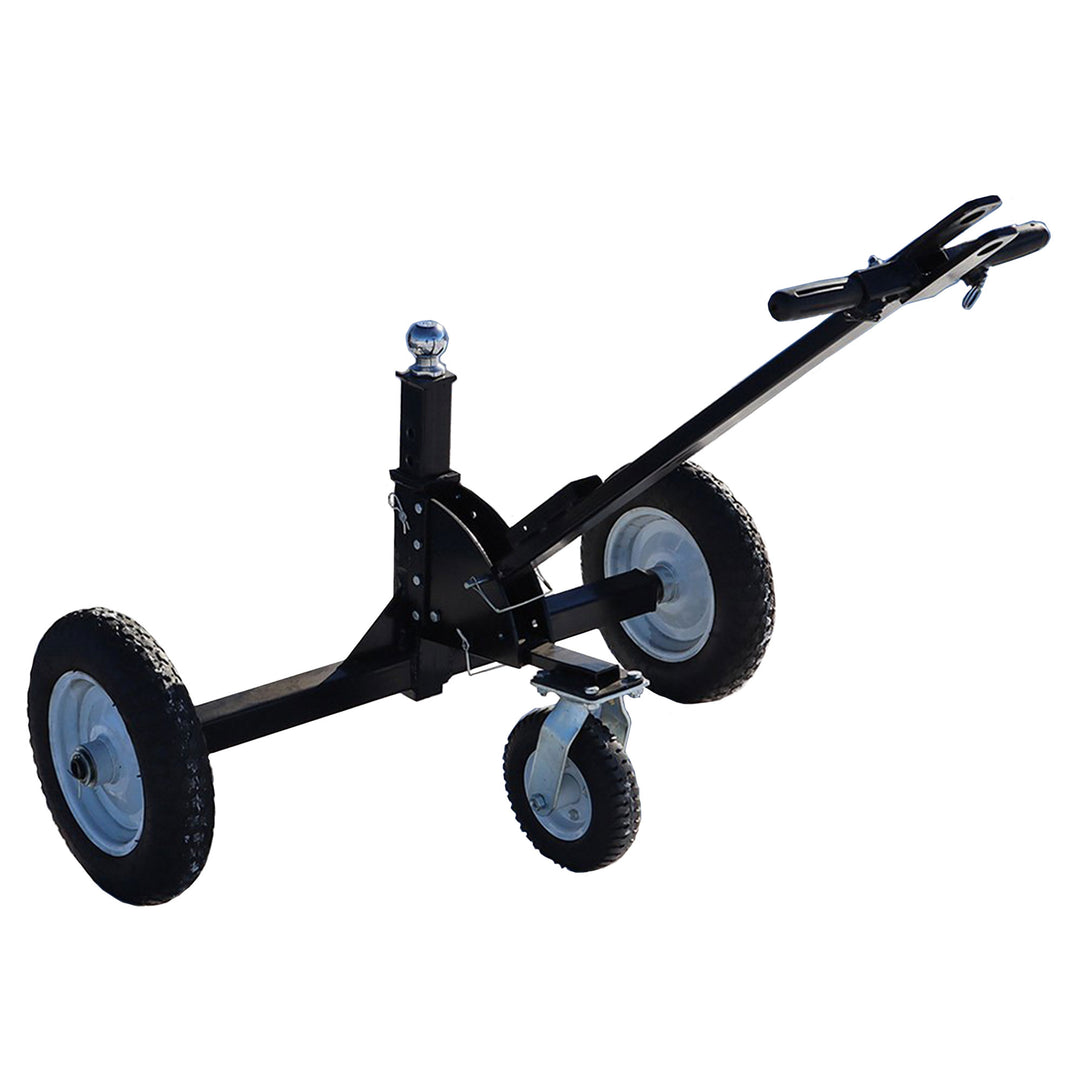 Tow Tuff Adjustable Steel 1000lb Heavy Duty Trailer Dolly, Black (Used)