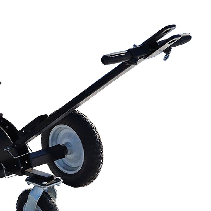 Tow Tuff Adjustable Steel 1000lb Heavy Duty Trailer Dolly, Black (Used)