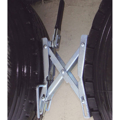 Tow Tuff TTF-01TWC Tandem Wheel Chock, Stabilize Trailers, RVs, Campers (2 Pack) - VMInnovations
