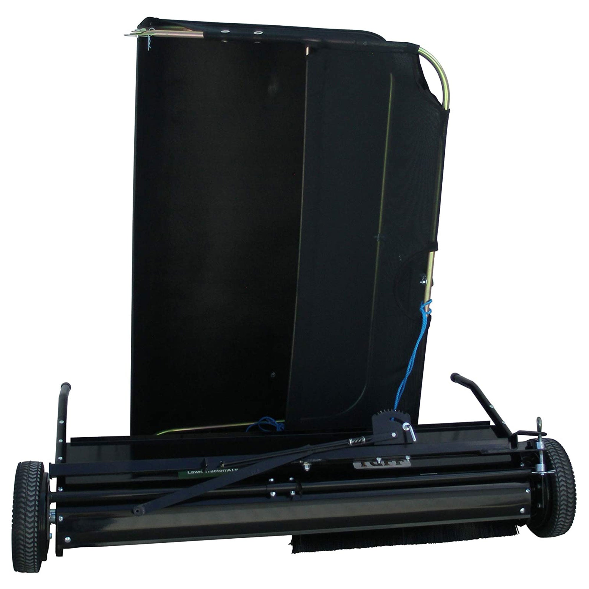Yard Tuff Quick Assembly Tow Style Lawn Sweeper for Debris and Leave (Open Box) - VMInnovations