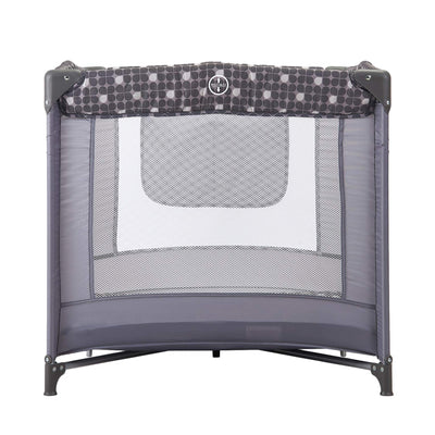 Pamo Babe Portable Crib closed Baby Playpen w/ Mattress & Carry Bag, Gray (Used) - VMInnovations