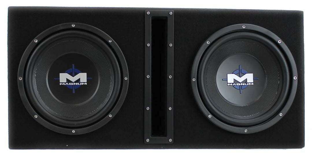 MTX Magnum MB210SP 10-Inch 400W RMS Dual Loaded Subwoofer Sub Box System Package