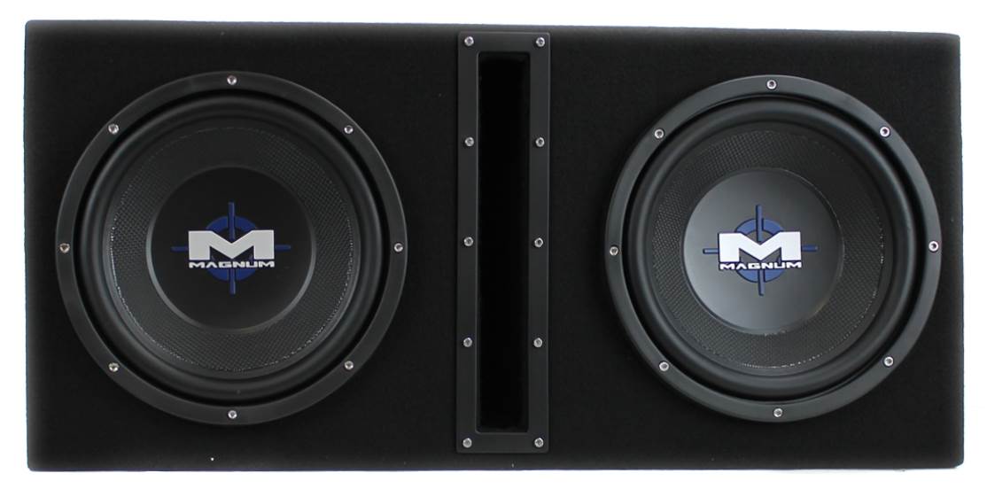MTX Magnum MB210SP 10-Inch 400W RMS Dual Loaded Subwoofer Sub Box System Package - VMInnovations