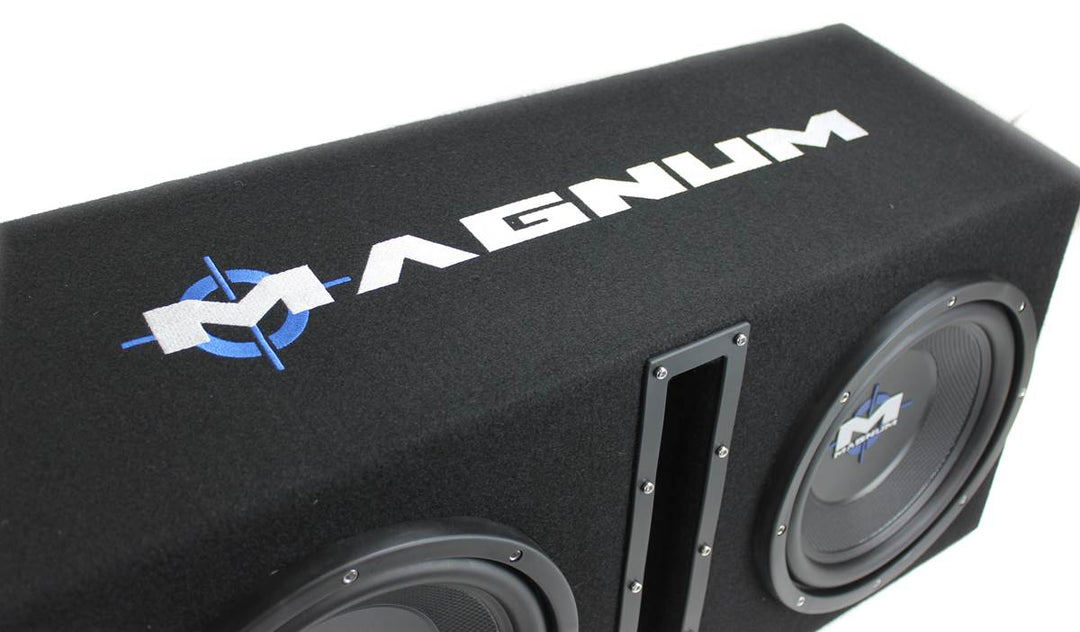 MTX Magnum MB210SP 10-Inch 400W RMS Dual Loaded Subwoofer Sub Box System Package