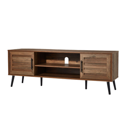 Jomeed Mid Century Modern Entertainment Console w/ Storage Shelf (Open Box)