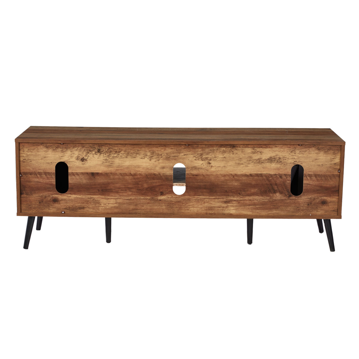 Jomeed Mid Century Modern Wooden TV Console with Storage Shelf (For Parts)