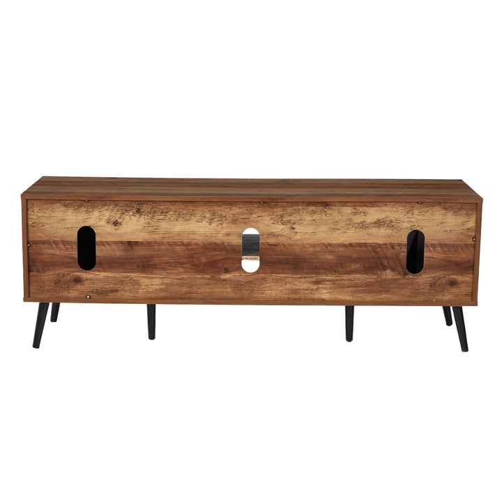 Jomeed Mid Century Modern Wooden TV Console with Storage Shelf (For Parts)