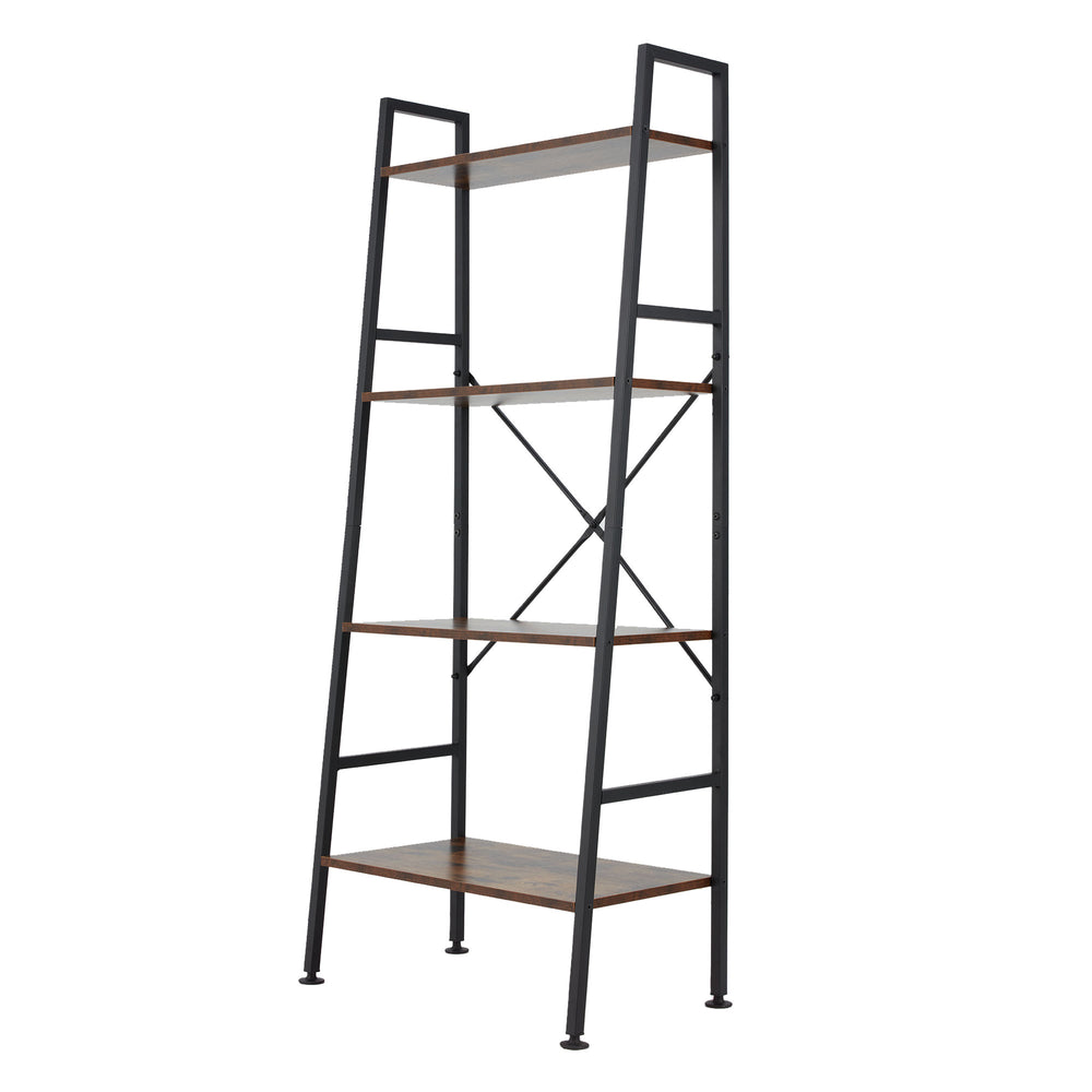Jomeed Modern 4 Tier Wood & Steel Bookshelf Storage Organizer Shelf (For Parts) - VMInnovations