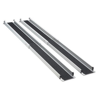 JOMEED Portable Adjustable Aluminum Wheelchair Ramp, 600lb Capacity (Open Box) - VMInnovations