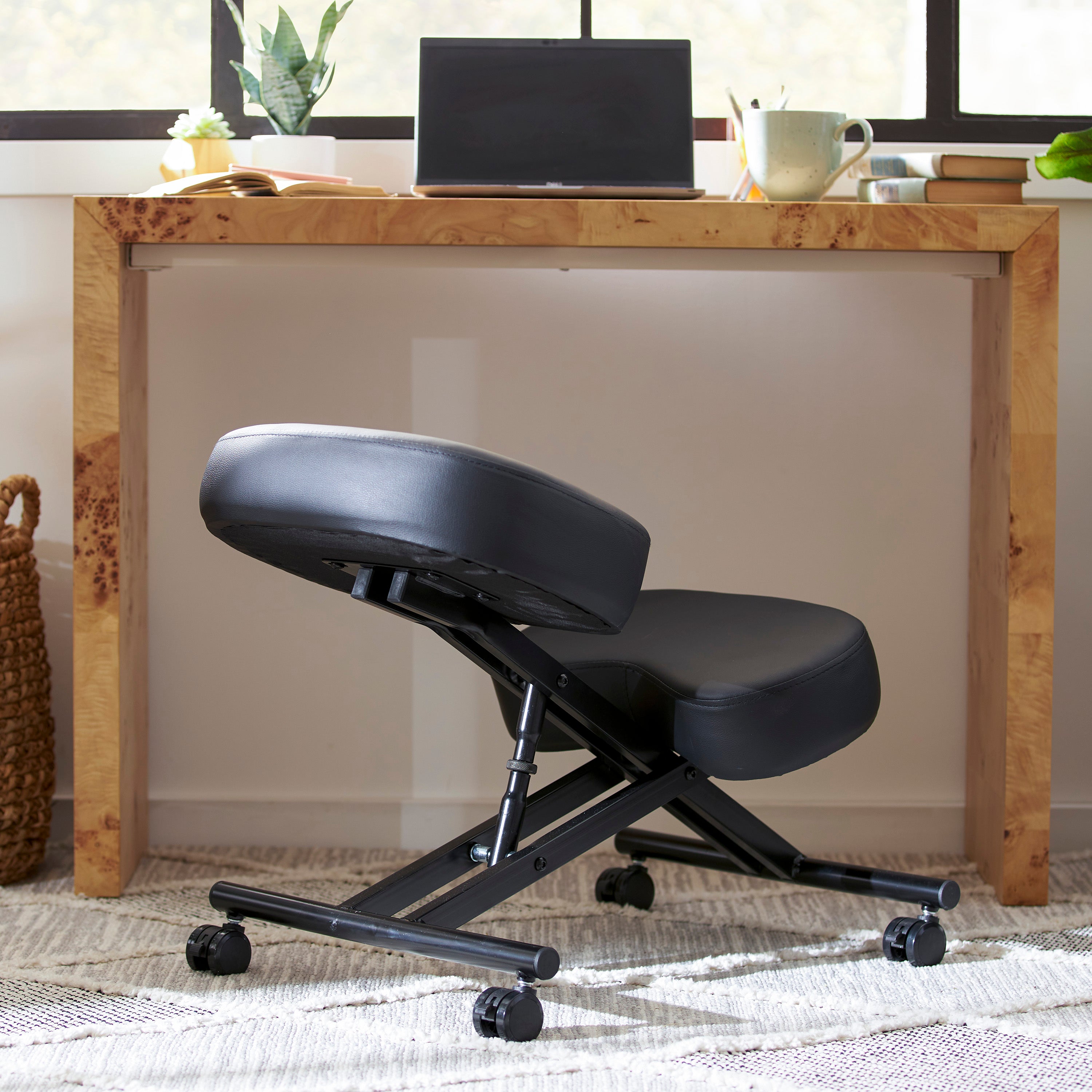JOMEED Adjustable Ergonomic Home Office Kneeling Chair w/Angled Seat (For Parts) - VMInnovations