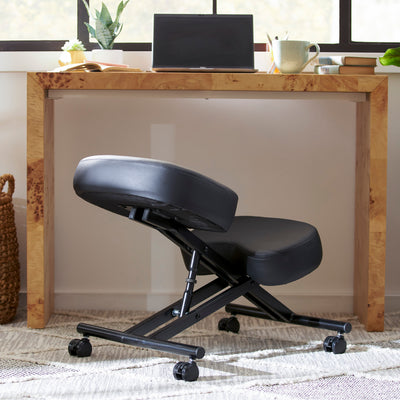 JOMEED Adjustable Ergonomic Home Office Kneeling Chair w/Angled Seat (For Parts) - VMInnovations
