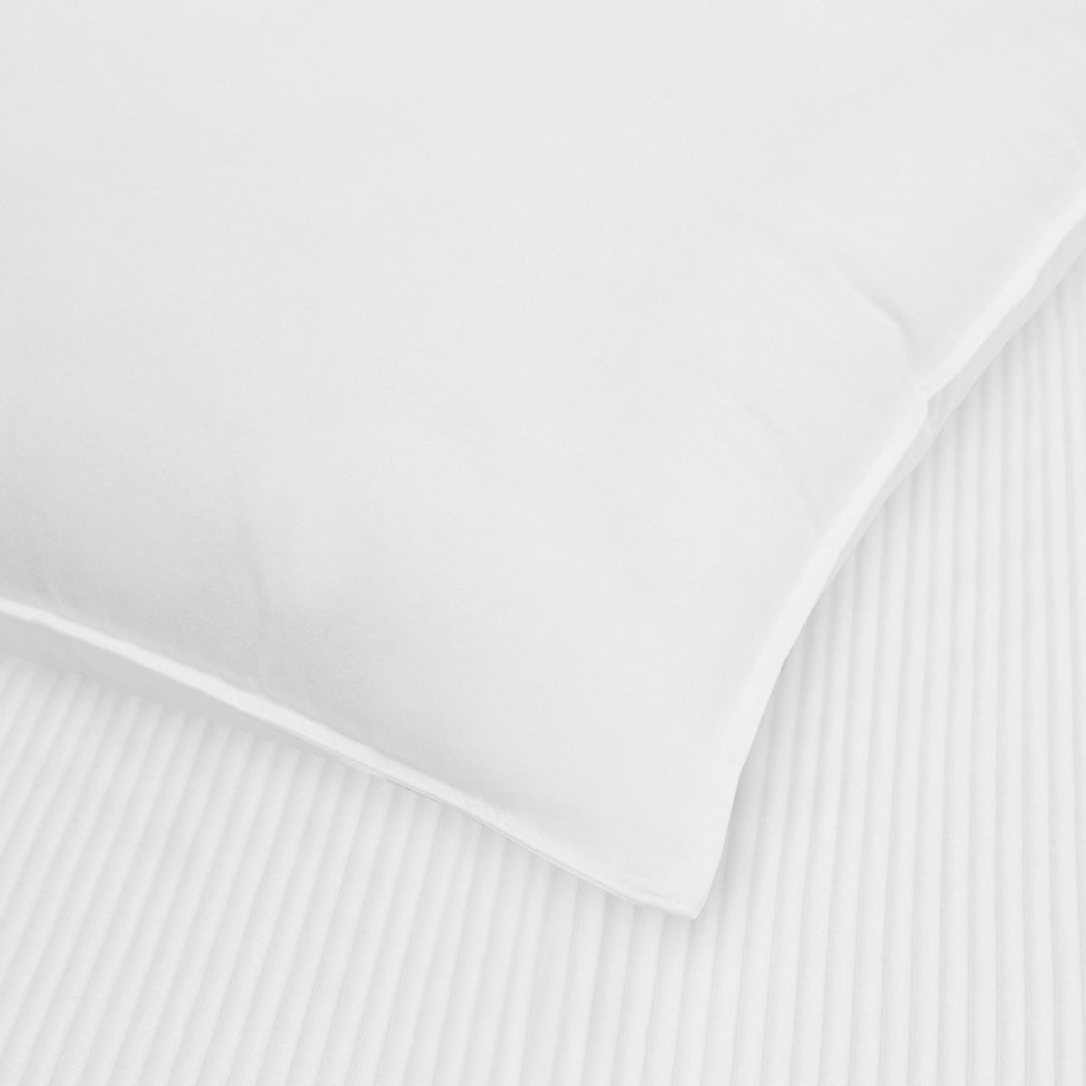BioPEDIC Ultra Fresh Plush Bed Pillow with Cotton Cover, 4 Pack, Standard, White