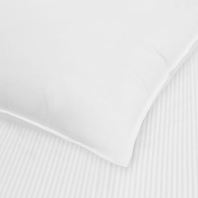 BioPEDIC Ultra Fresh Plush Bed Pillow with Cotton Cover, 4 Pack, Standard, White