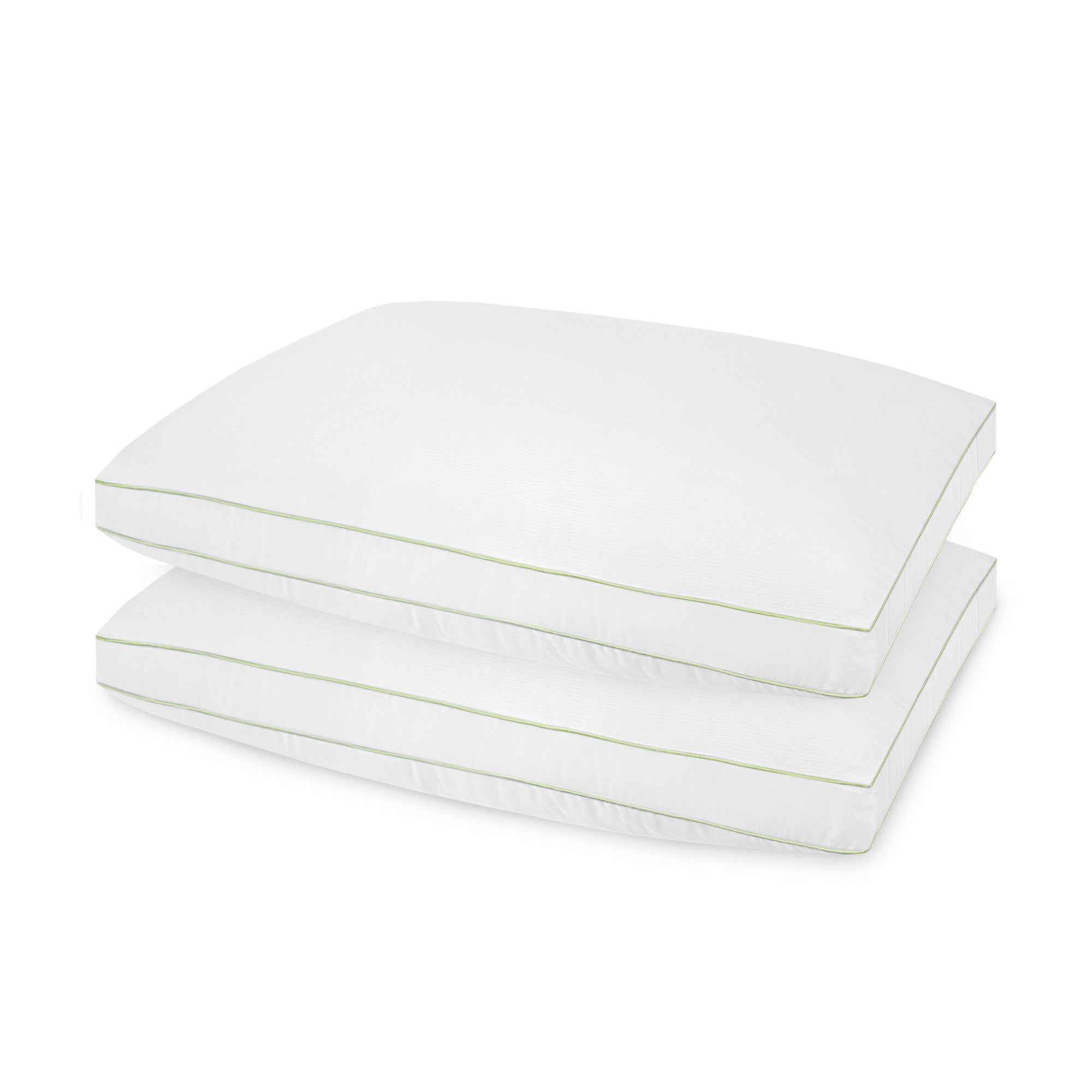 SensorPEDIC SofLOFT Firm Density Polyester Luxury Fabric Pillow, 2 Pack, Queen