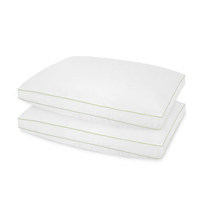 SensorPEDIC SofLOFT Firm Density Polyester Luxury Fabric Pillow, 2 Pack, Queen