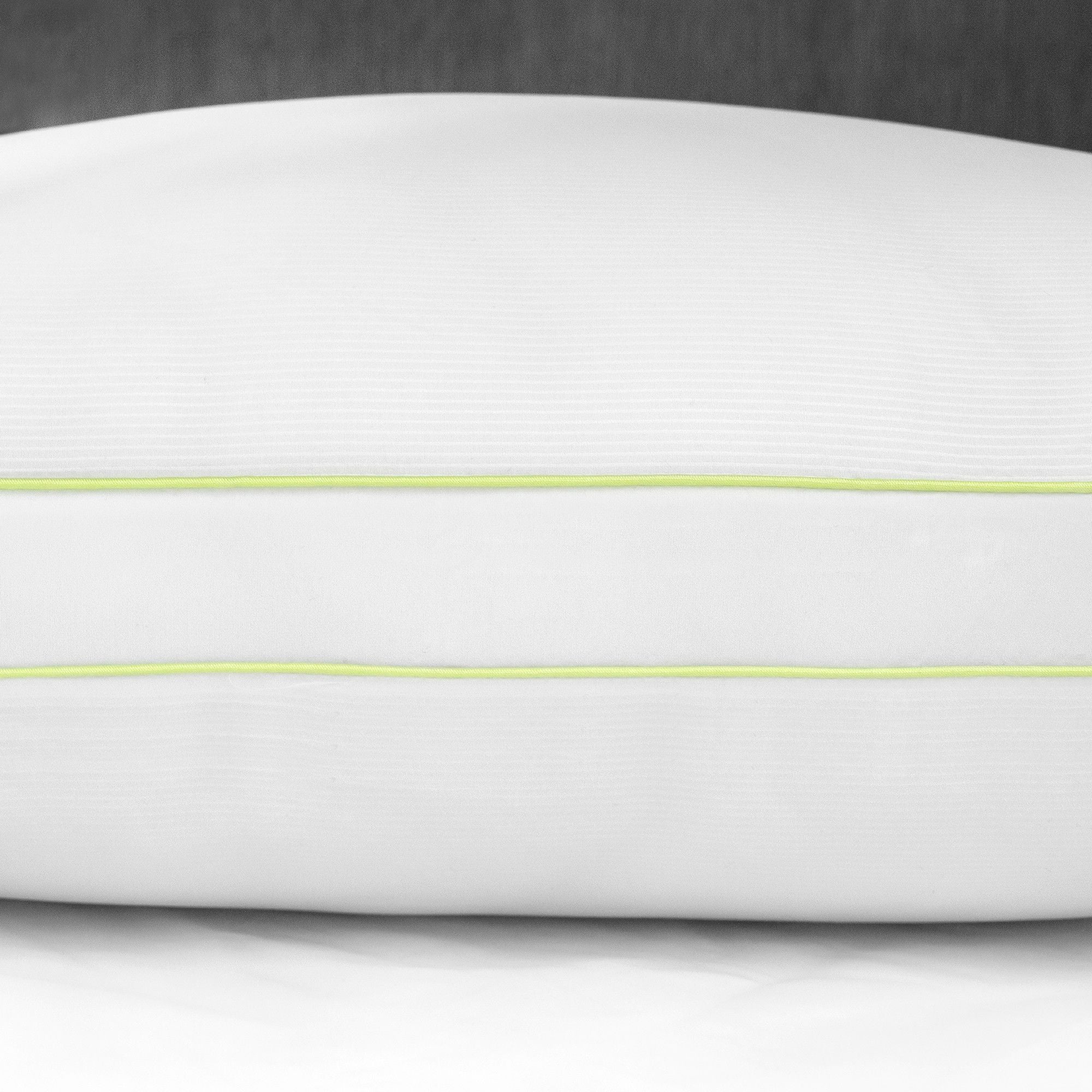 SensorPEDIC SofLOFT Firm Density Polyester Luxury Fabric Pillow, 2 Pack, Queen