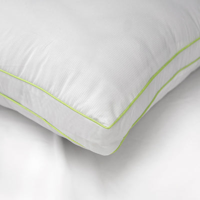 SensorPEDIC SofLOFT Firm Density Polyester Luxury Fabric Pillow, 2 Pack, Queen