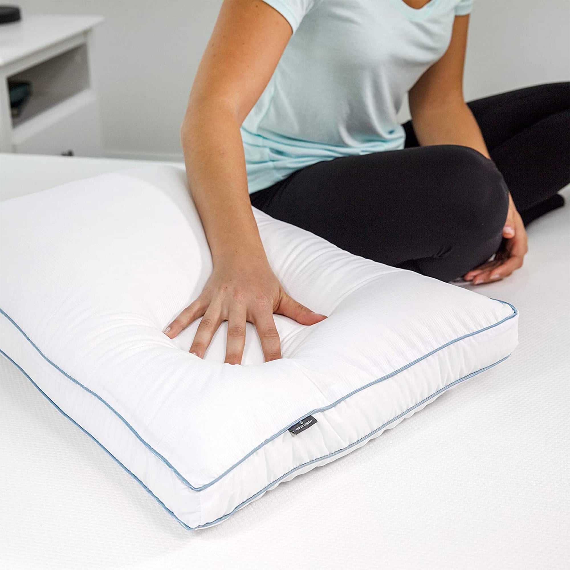 SensorPEDIC SofLOFT Fiberfill Density Pillows w/ iCool Technology, 2 Pack, King