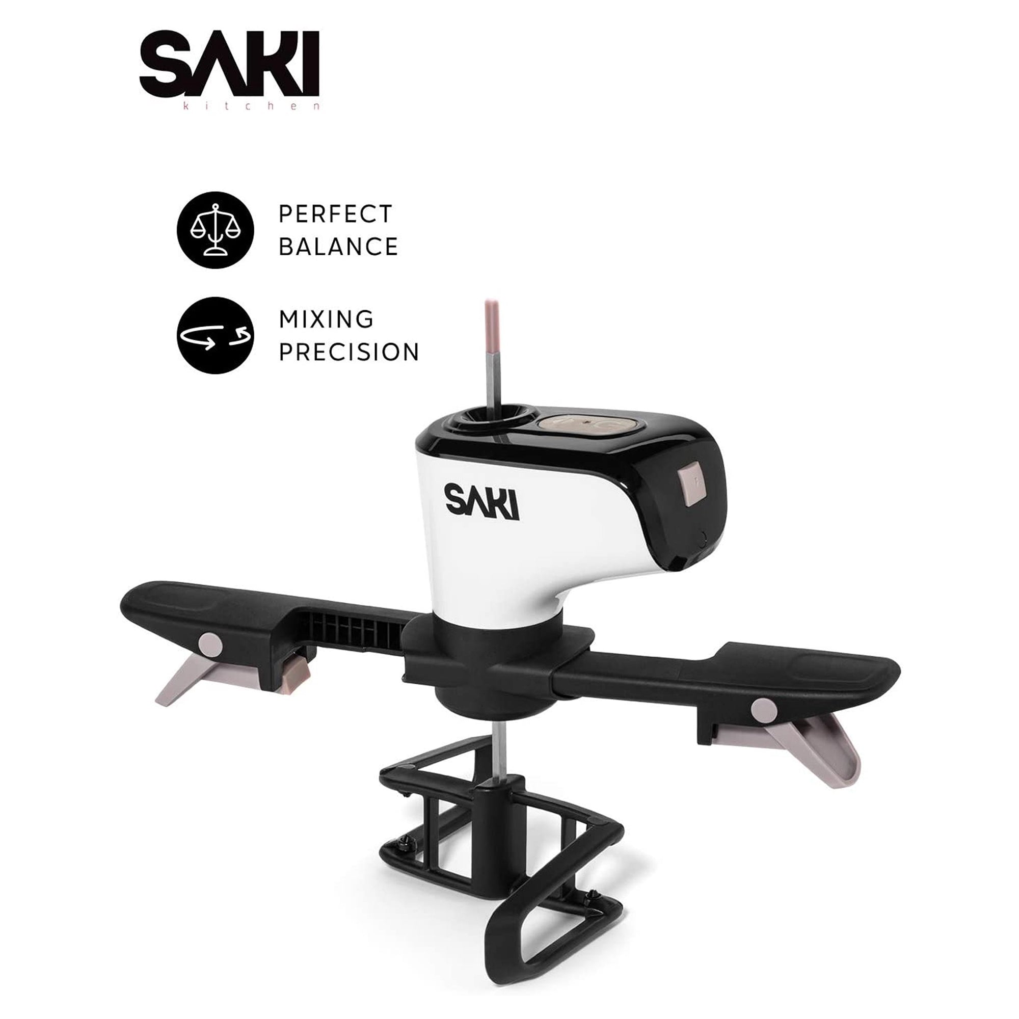 Saki Adjustable Speed Automatic Electric Cordless Hands Free Cooking Pot Stirrer - VMInnovations