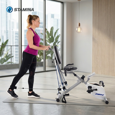 Stamina Products Strength System Stationary Magnetic Fitness Exercise Bike - VMInnovations