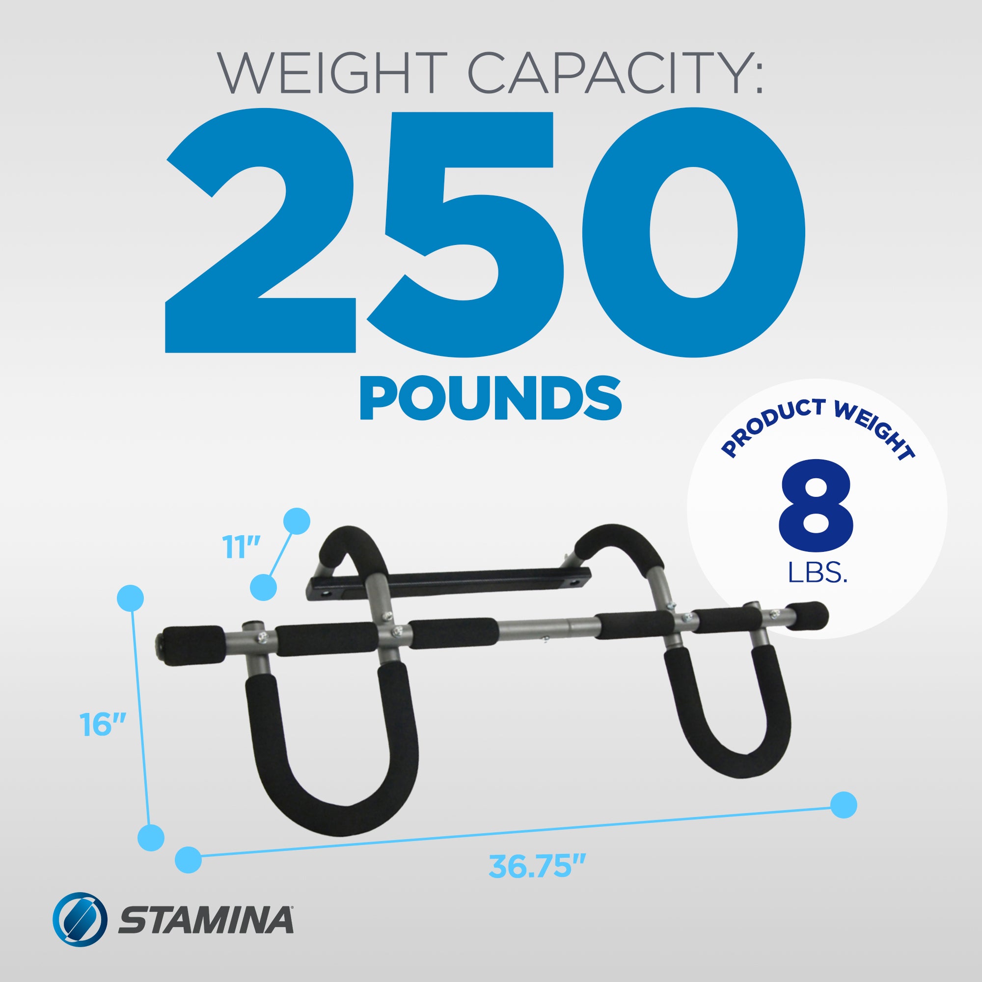 Stamina Products 50-0050 Doorway Trainer Plus Door Gym Home Exercise Pull Up Bar - VMInnovations