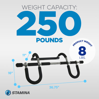 Stamina Products 50-0050 Doorway Trainer Plus Door Gym Home Exercise Pull Up Bar - VMInnovations