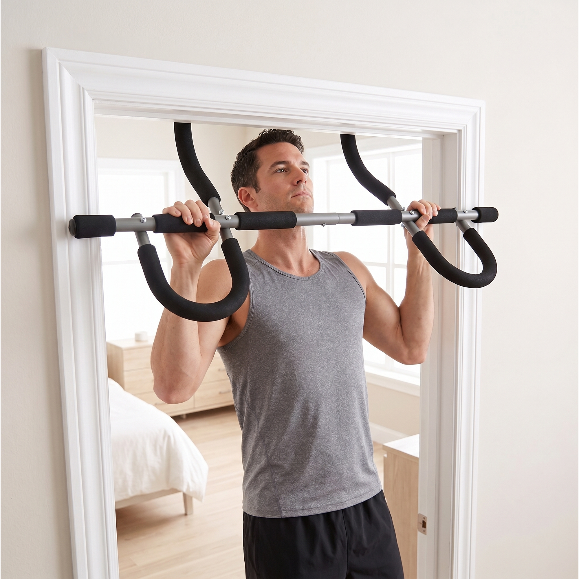 Stamina Products 50-0050 Doorway Trainer Plus Door Gym Home Exercise Pull Up Bar - VMInnovations