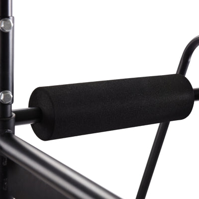 1698 Freestanding Adjustable Full Body Steel Power Tower, Black (Used) - VMInnovations