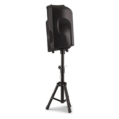 QFX Rechargeable Bluetooth Speakers w/ Microphones and Stands, 2 (For Parts) - VMInnovations