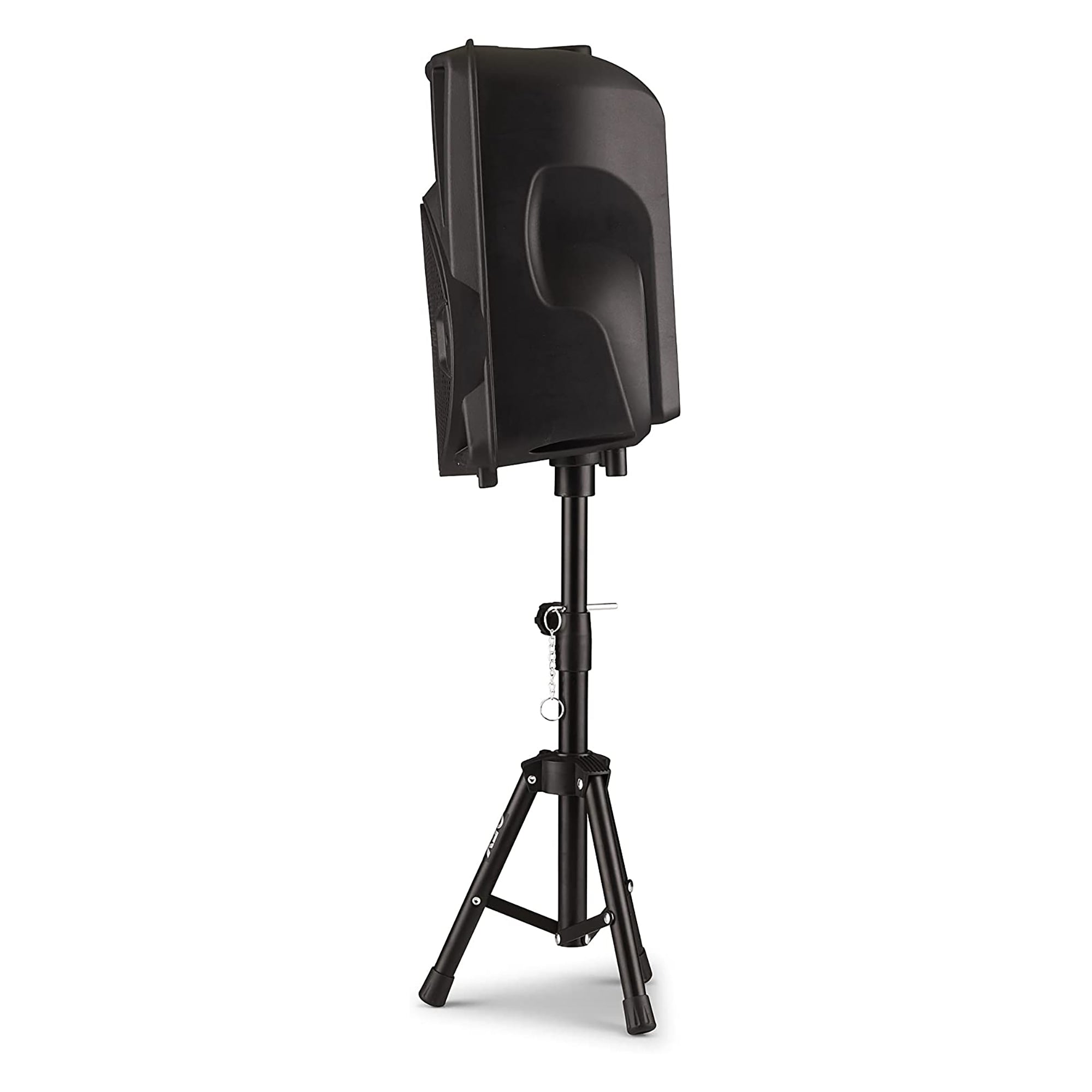 QFX Rechargeable Portable Bluetooth Speakers w/ Microphones and Stands Set(Used) - VMInnovations