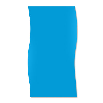 21' Blue Above Ground Overlap Round Swimming Pool Liner (Open Box)