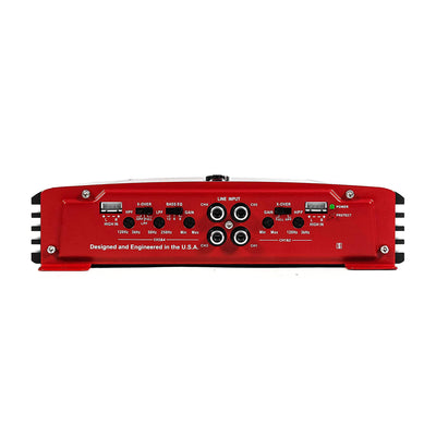 Crunch PX1000.4 Amplifier, 3-Way CS Speaker, & Soundstrom 8 Gauge Car Wiring Kit - VMInnovations