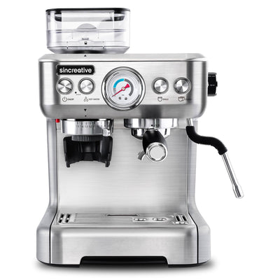 Sincreative Espresso Machine & Coffee Maker w/ Grinder & Steam Wand (For Parts) - VMInnovations