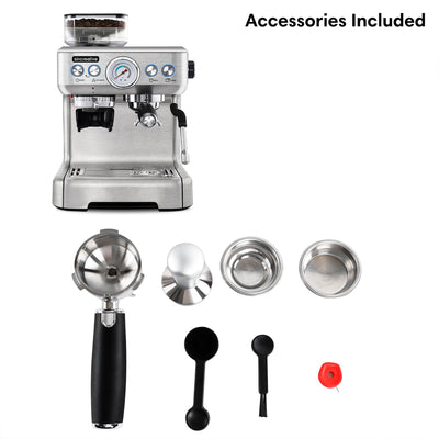 Sincreative Espresso Machine & Coffee Maker w/ Grinder & Steam Wand (For Parts) - VMInnovations