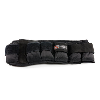 Power Systems 20LB Adjustable VersaFit Weighted Workout Belt, Black (Open Box)