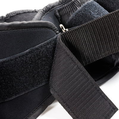 Power Systems 20LB Adjustable VersaFit Weighted Workout Belt, Black (Open Box)