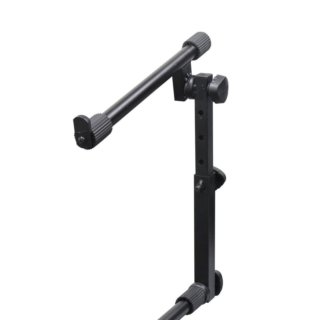 Odyssey Case 2 Tier DJ X Stand Combo Pack with Mic Boom & Top Shelf, Black(Used) - VMInnovations