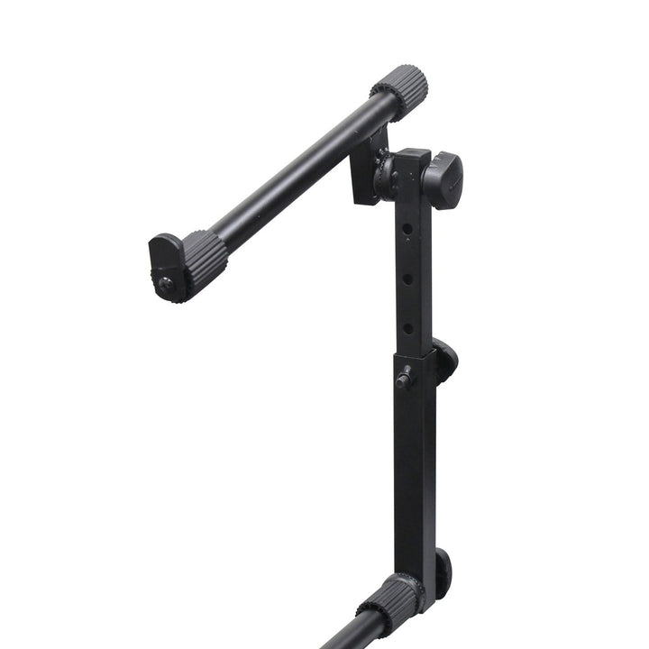 Odyssey Case 2 Tier DJ X Stand Combo Pack with Mic Boom & Top Shelf, Black(Used) - VMInnovations