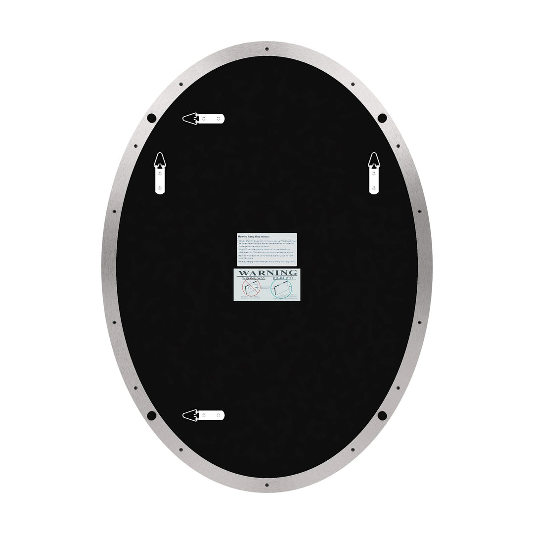 ANDY STAR Modern 22 x 30 Inch Oval Wall Hanging Bathroom Mirror (Open Box)